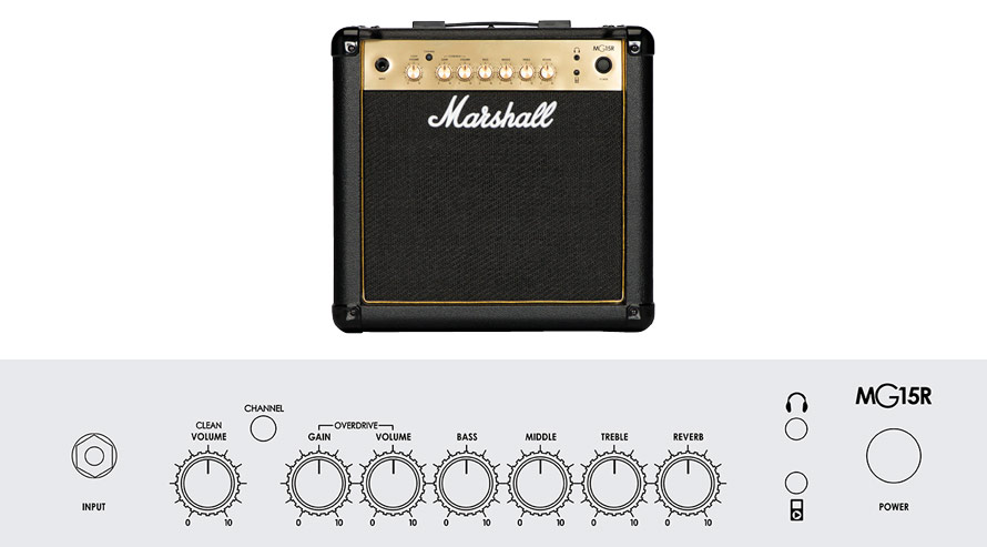 Amplificador Marshall MG15-GR